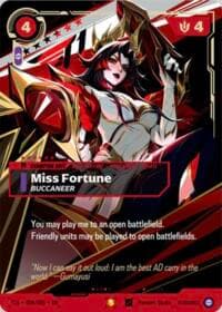 Miss Fortune, Buccaneer (T1 Worlds Champion Signature Edition Bundle) - T1 2025 Worlds Champion Bundles - Riftbound: League of Legends Trading Card Game card