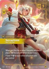 Seraphine, Not Alone (T1 Worlds Champion Player Bundle) - T1 2025 Worlds Champion Bundles - Riftbound: League of Legends Trading Card Game card