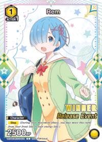 Rem (014) (Release Event Winner) - UE24BT: Re:ZERO -Starting Life in Another World- Release Event Cards - Union Arena card