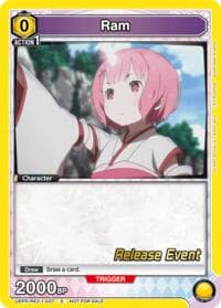 Ram (007) - UE24BT: Re:ZERO -Starting Life in Another World- Release Event Cards - Union Arena card