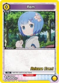 Rem (012) - UE24BT: Re:ZERO -Starting Life in Another World- Release Event Cards - Union Arena card