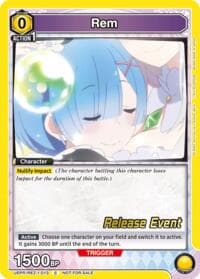 Rem (013) - UE24BT: Re:ZERO -Starting Life in Another World- Release Event Cards - Union Arena card