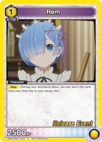 Rem (014) - UE24BT: Re:ZERO -Starting Life in Another World- Release Event Cards - Union Arena card