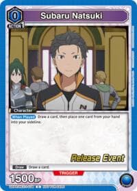 Subaru Natsuki (038) - UE24BT: Re:ZERO -Starting Life in Another World- Release Event Cards - Union Arena card