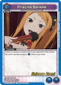 Priscilla Barielle - UE24BT: Re:ZERO -Starting Life in Another World- Release Event Cards - Union Arena card