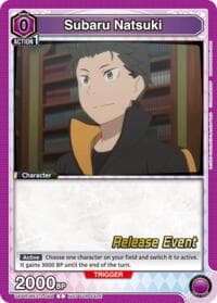 Subaru Natsuki (068) - UE24BT: Re:ZERO -Starting Life in Another World- Release Event Cards - Union Arena card