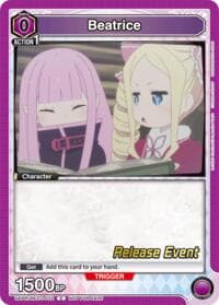Beatrice (072) - UE24BT: Re:ZERO -Starting Life in Another World- Release Event Cards - Union Arena card