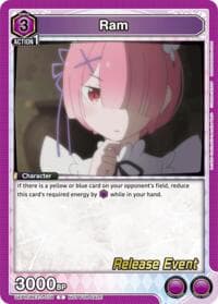 Ram (079) - UE24BT: Re:ZERO -Starting Life in Another World- Release Event Cards - Union Arena card