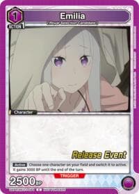 Emilia (084) - UE24BT: Re:ZERO -Starting Life in Another World- Release Event Cards - Union Arena card