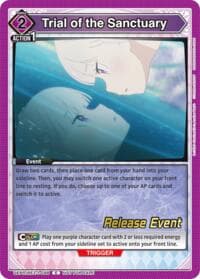 Trial of the Sanctuary - UE24BT: Re:ZERO -Starting Life in Another World- Release Event Cards - Union Arena card
