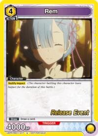 Rem (017) - UE24BT: Re:ZERO -Starting Life in Another World- Release Event Cards - Union Arena card