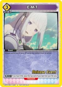 E-M-T - UE24BT: Re:ZERO -Starting Life in Another World- Release Event Cards - Union Arena card