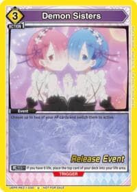 Demon Sisters - UE24BT: Re:ZERO -Starting Life in Another World- Release Event Cards - Union Arena card