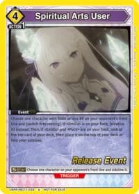 Spiritual Arts User - UE24BT: Re:ZERO -Starting Life in Another World- Release Event Cards - Union Arena card