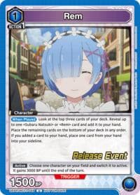 Rem (049) - UE24BT: Re:ZERO -Starting Life in Another World- Release Event Cards - Union Arena card
