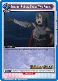 Troops! Follow Those Two Fools! - UE24BT: Re:ZERO -Starting Life in Another World- Release Event Cards - Union Arena card