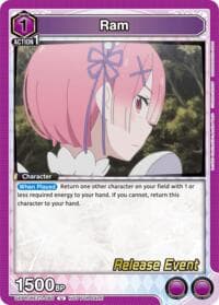 Ram (080) - UE24BT: Re:ZERO -Starting Life in Another World- Release Event Cards - Union Arena card