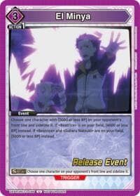 El Minya - UE24BT: Re:ZERO -Starting Life in Another World- Release Event Cards - Union Arena card