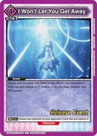 I Won't Let You Get Away - UE24BT: Re:ZERO -Starting Life in Another World- Release Event Cards - Union Arena card