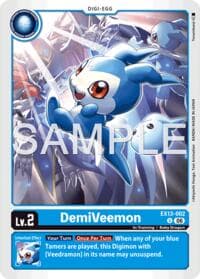 DemiVeemon - Chivalrous XIII - Digimon Card Game card