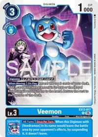 Veemon - Chivalrous XIII - Digimon Card Game card