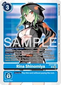 Rina Shinomiya - Chivalrous XIII - Digimon Card Game card