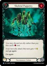 Skeletal Puppetry (Red) - Armory Deck: Malice - Flesh and Blood TCG card