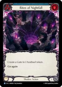 Rites of Nightfall - Armory Deck: Malice - Flesh and Blood TCG card