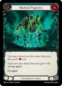 Skeletal Puppetry (Blue) - Armory Deck: Malice - Flesh and Blood TCG card