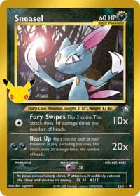 Sneasel - ME: 30th Celebration Classic Collection - Pokemon card