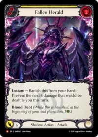 Fallen Herald - Usurp the Shadow Throne - Flesh and Blood TCG card