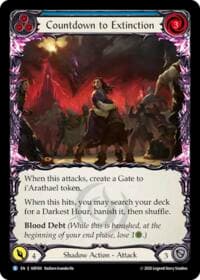Countdown to Extinction (Blue) - Usurp the Shadow Throne - Flesh and Blood TCG card