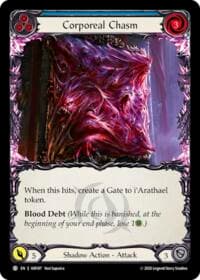 Corporeal Chasm (Blue) - Usurp the Shadow Throne - Flesh and Blood TCG card