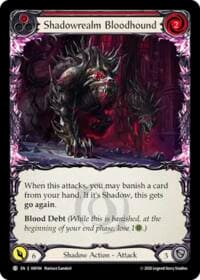 Shadowrealm Bloodhound (Red) - Usurp the Shadow Throne - Flesh and Blood TCG card