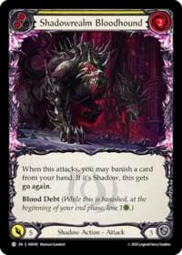 Shadowrealm Bloodhound (Yellow) - Usurp the Shadow Throne - Flesh and Blood TCG card
