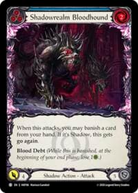 Shadowrealm Bloodhound (Blue) - Usurp the Shadow Throne - Flesh and Blood TCG card