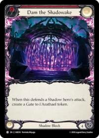 Dam the Shadowake (Red) - Usurp the Shadow Throne - Flesh and Blood TCG card