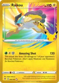 Raikou - ME: 30th Celebration Classic Collection - Pokemon card