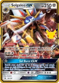 Solgaleo GX - ME: 30th Celebration Classic Collection - Pokemon card