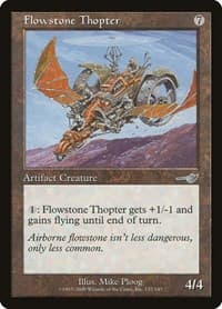 Flowstone Thopter - Nemesis - Magic: The Gathering card
