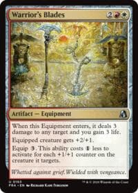 Warrior's Blades - Reality Fracture - Magic: The Gathering card