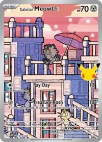Galarian Meowth - ME: 30th Celebration - Pokemon card
