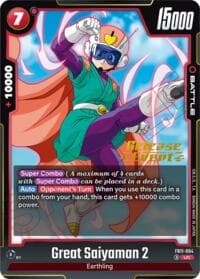 Great Saiyaman 2 - FB11-004 - Brightness of Hope Release Event Cards - Dragon Ball Super: Fusion World card
