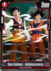 Son Gohan : Adolescence - FB11-015 - Brightness of Hope Release Event Cards - Dragon Ball Super: Fusion World card