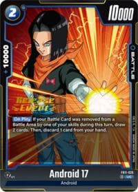 Android 17 - Brightness of Hope Release Event Cards - Dragon Ball Super: Fusion World card
