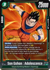 Son Gohan : Adolescence - FB11-067 - Brightness of Hope Release Event Cards - Dragon Ball Super: Fusion World card