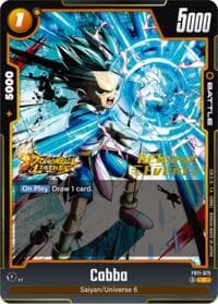 Cabba - Brightness of Hope Release Event Cards - Dragon Ball Super: Fusion World card