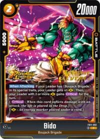 Bido - Brightness of Hope Release Event Cards - Dragon Ball Super: Fusion World card