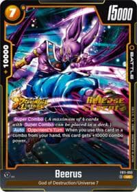 Beerus - FB11-093 - Brightness of Hope Release Event Cards - Dragon Ball Super: Fusion World card
