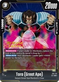 Tora (Great Ape) - Brightness of Hope Release Event Cards - Dragon Ball Super: Fusion World card